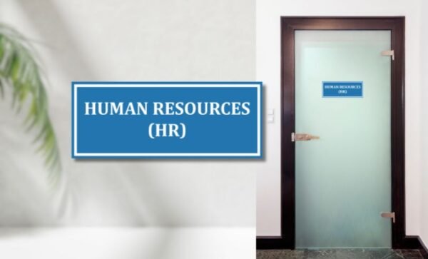 Best HR STICKER for Glass Door Mockup AI Free Download