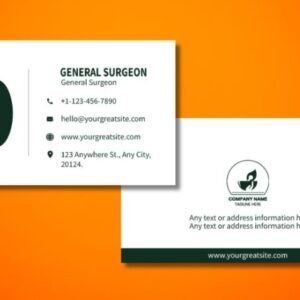 Pharmacy Business Card AI Free Template