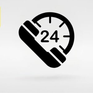 24 7 SUPPORT ICON SVG Free Download