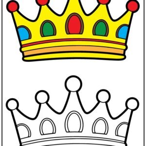 Crown Coloring Page