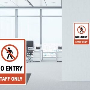 printable staff only signs