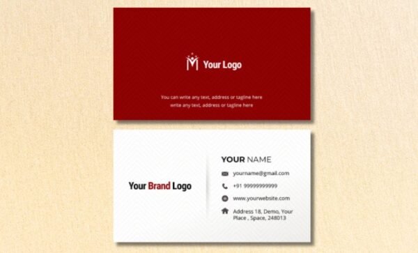 visiting card illustrator templates free download