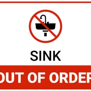 Sink out of order sign printable free download pdf