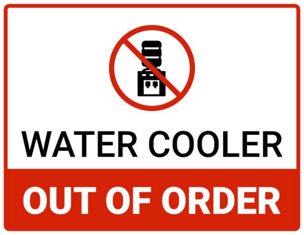 Water cooler out of order sign pdf free download
