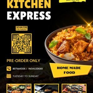 RESTAURANT MENU CARD front page