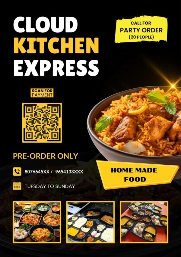 RESTAURANT MENU CARD front page