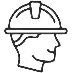 Construction Worker with Hard Hat